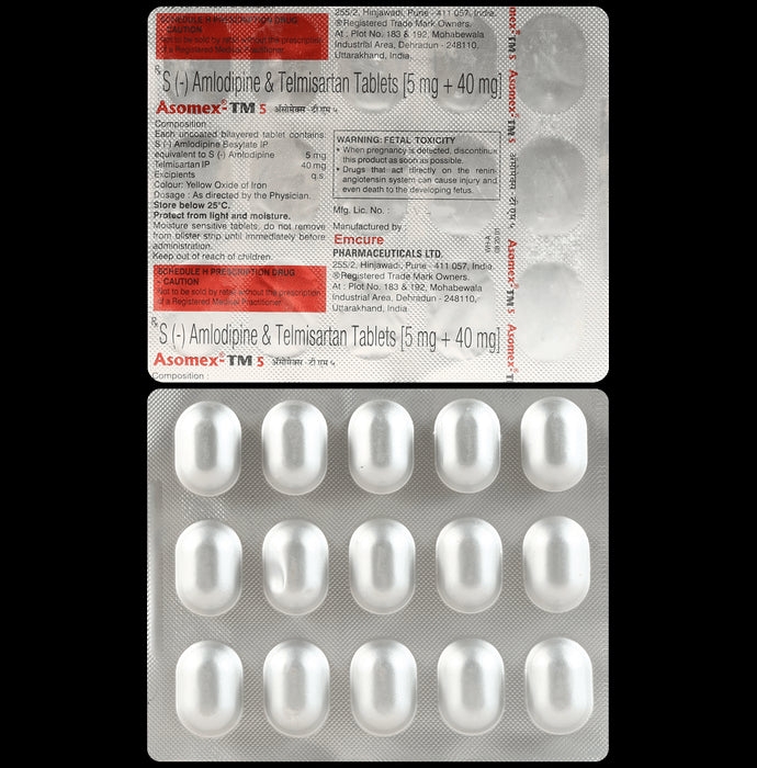 Asomex-TM 5 Tablet - Classic Derma