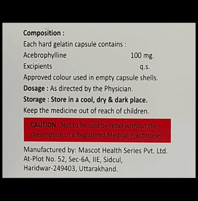 Asthadox 100mg Capsule