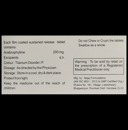 Asthagrip 200 SR Tablet