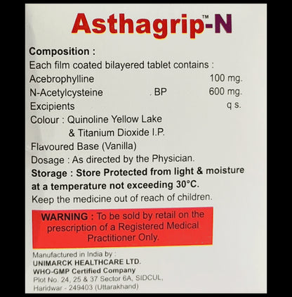 Asthagrip-N Tablet