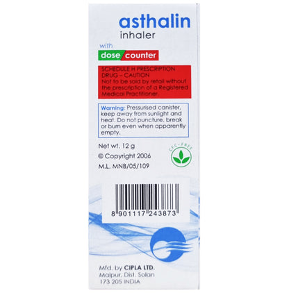 Asthalin 100mcg Inhaler