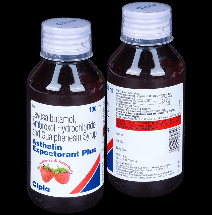 Asthalin Plus Expectorant - Classic Derma