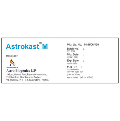 Astrokast M Tablet