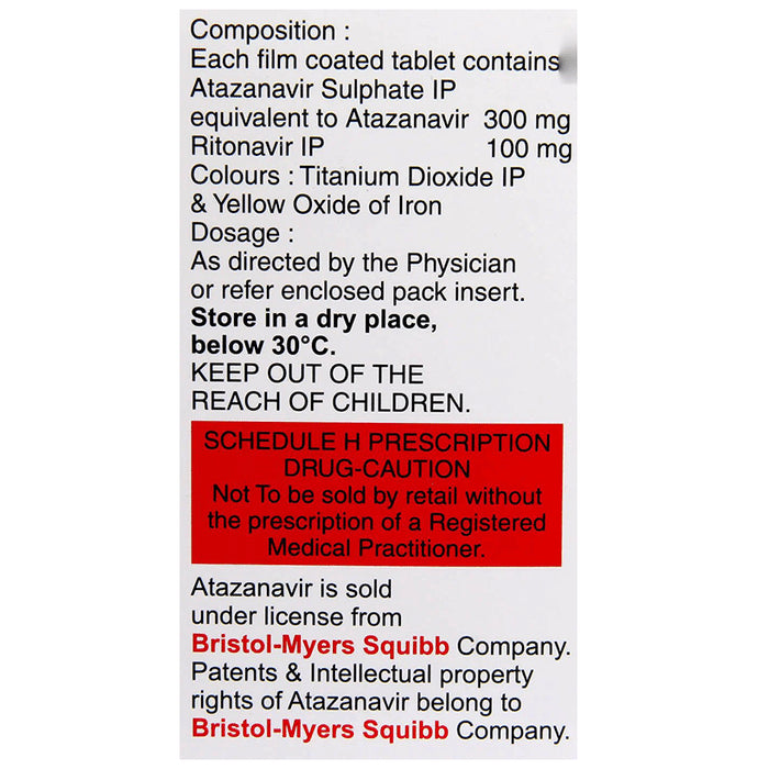Atazor-R 300mg/100mg Tablet