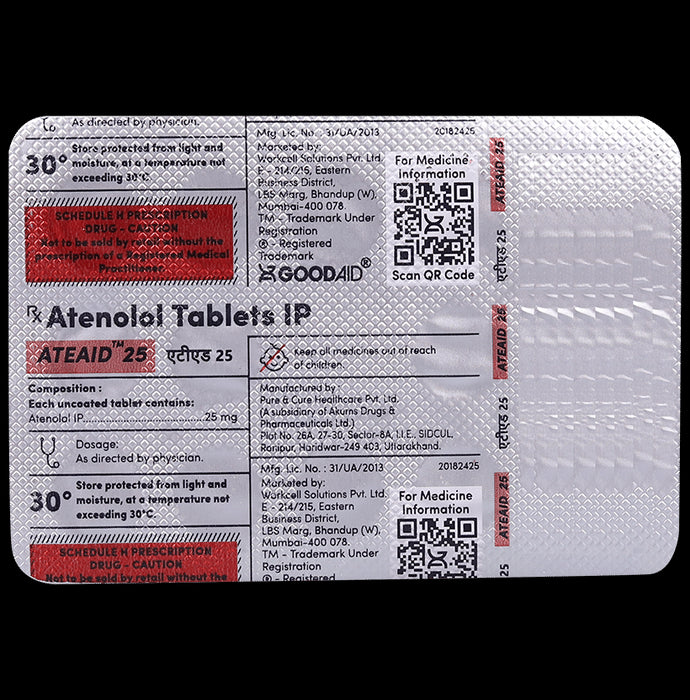 Ateaid 25 Tablet