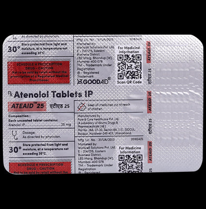 Ateaid 25 Tablet