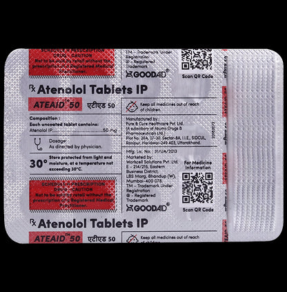 Ateaid 50 Tablet