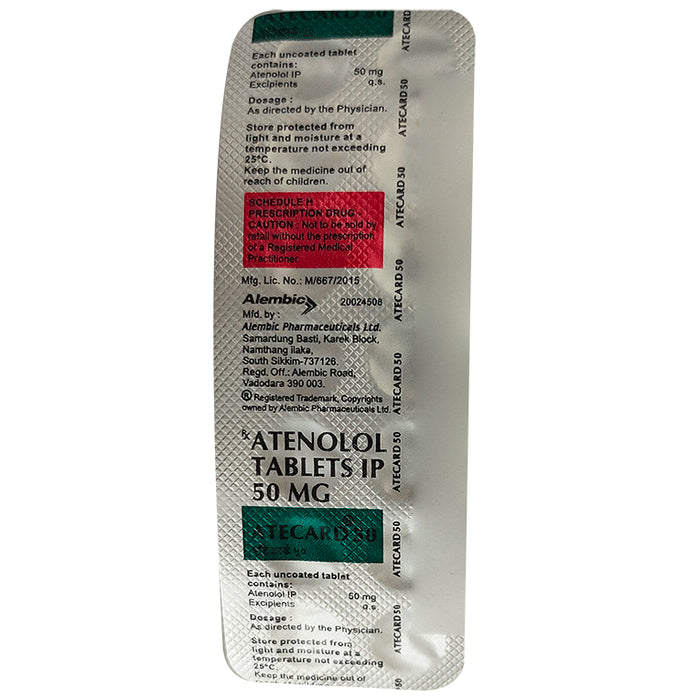 Atecard 50 Tablet