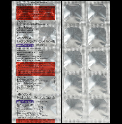 Aten-H 12.5 Tablet - Classic Derma