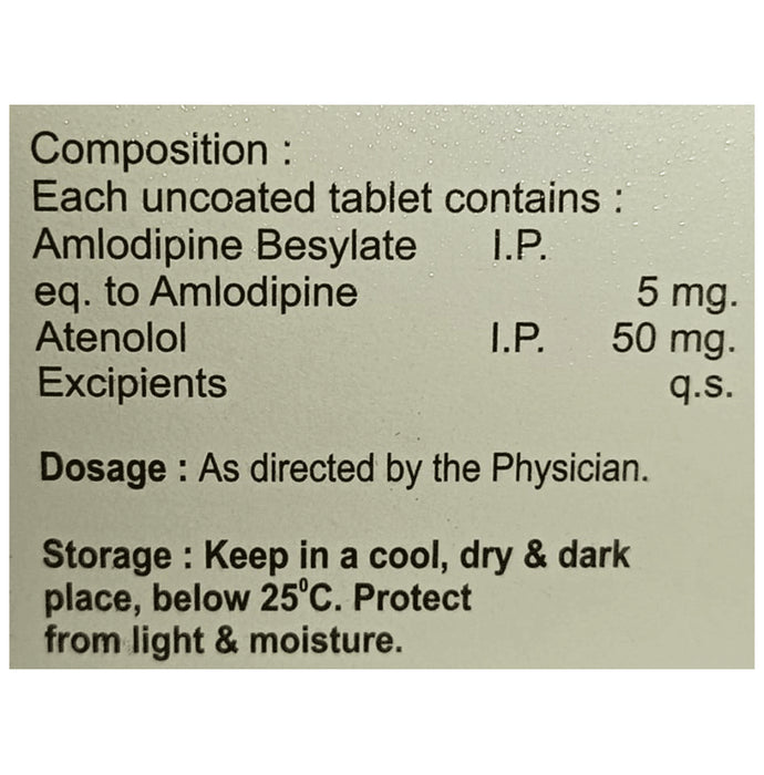 Atenopin AT 5mg/50mg Tablet