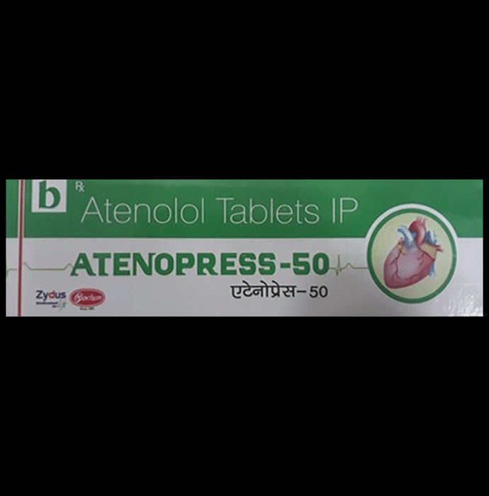Atenopress 50mg Tablet - Classic Derma