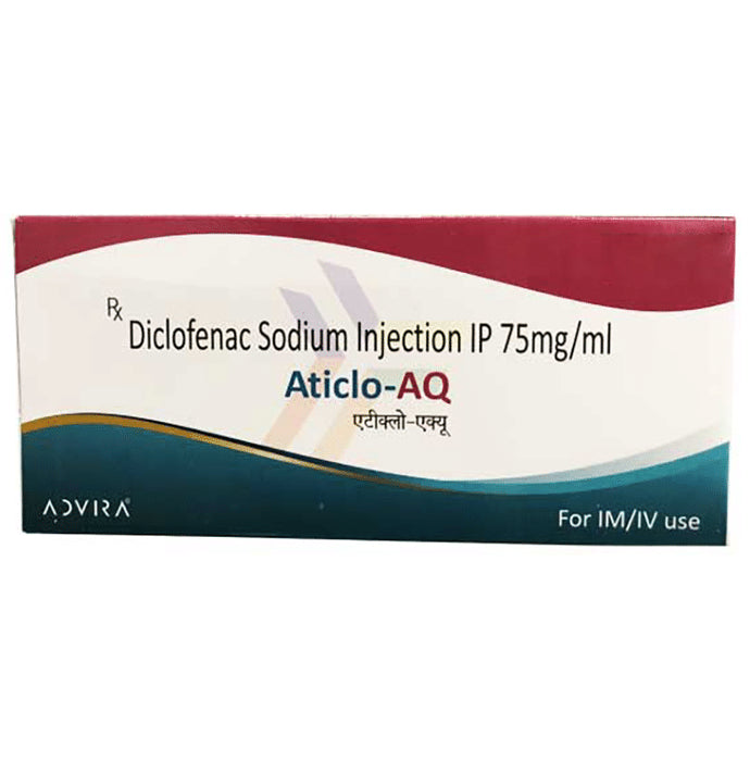 Aticlo AQ 75mg Injection - Classic Derma
