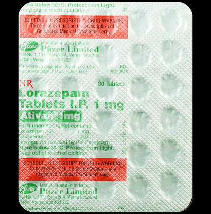 Ativan 1mg Tablet