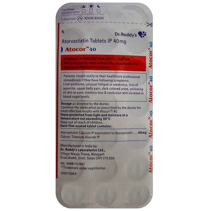 Atocor 40 Tablet