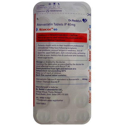 Atocor 40 Tablet