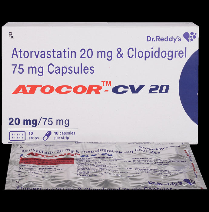 Atocor-CV 20 Capsule - Classic Derma