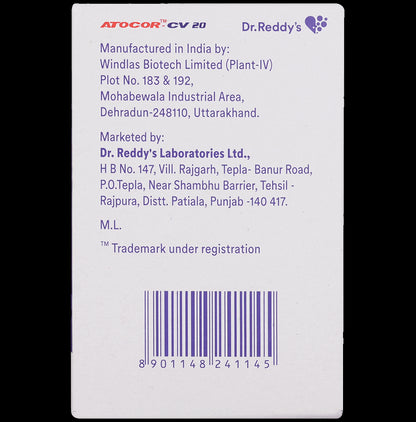Atocor-CV 20 Capsule