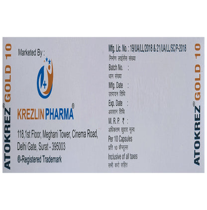 Atokrez Gold 10 Capsule