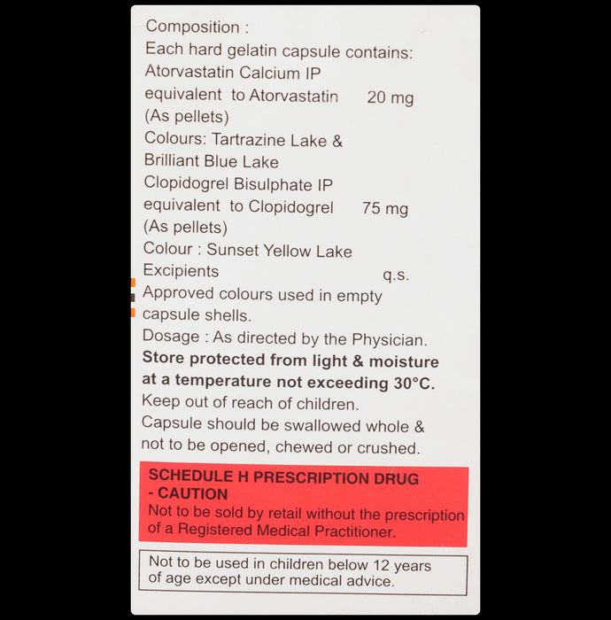 Atorec CV 20 Capsule