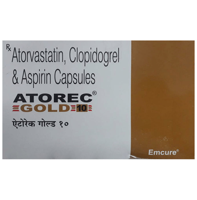 Atorec Gold 75mg/10mg/75mg Capsule - Classic Derma