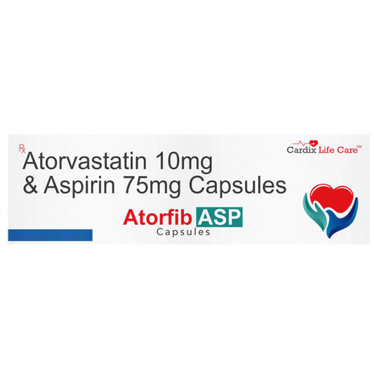 Atorfib ASP 10mg/75mg Capsule - Classic Derma