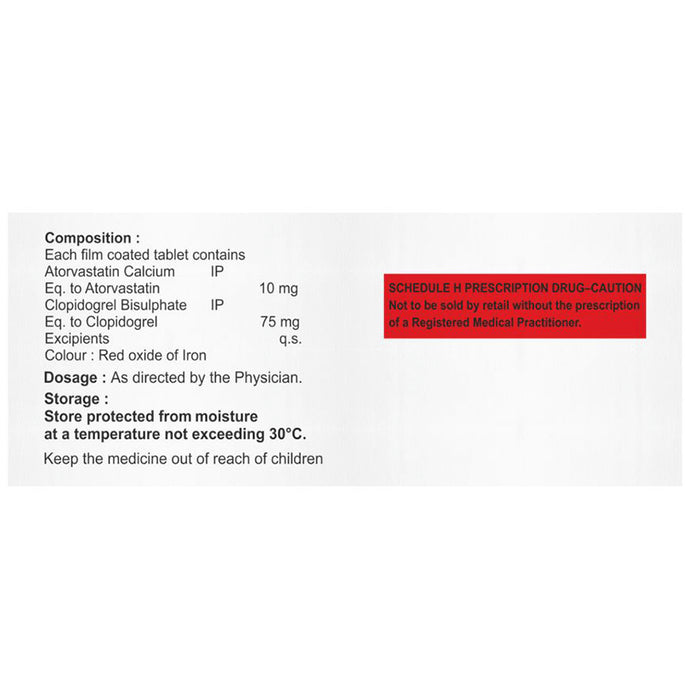 Atorfib C 10mg/75mg Tablet