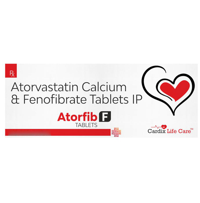 Atorfib F 10mg/160mg Tablet - Classic Derma
