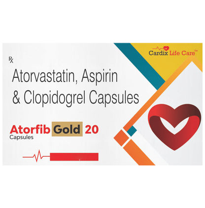 Atorfib Gold 75mg/20mg/75mg Capsule - Classic Derma