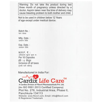 Atorfib Gold 75mg/20mg/75mg Capsule