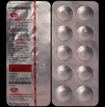 Atorfirst 40 Tablet - Classic Derma