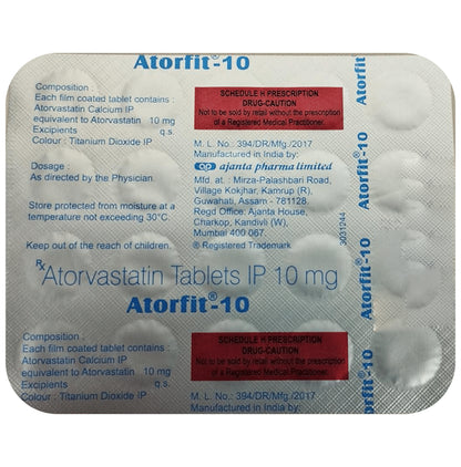 Atorfit 10 Tablet