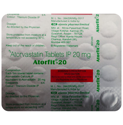 Atorfit 20 Tablet