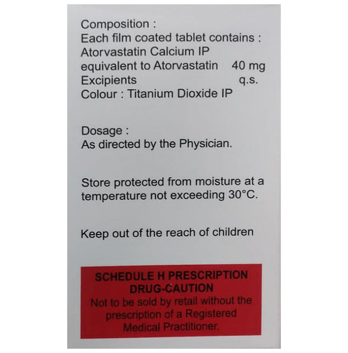 Atorfit 40 Tablet