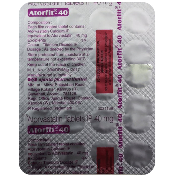 Atorfit 40 Tablet
