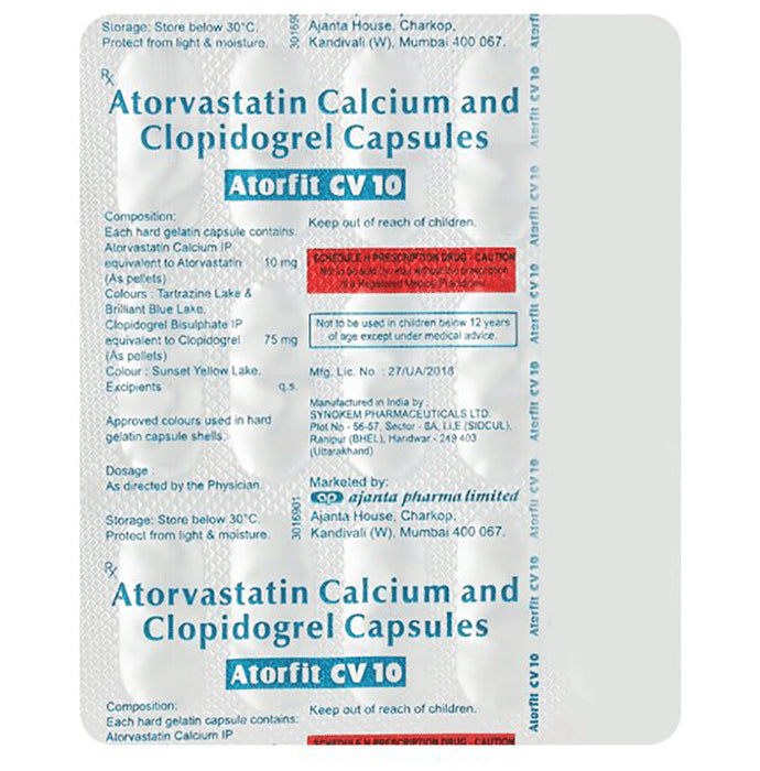 Atorfit CV 10 Capsule