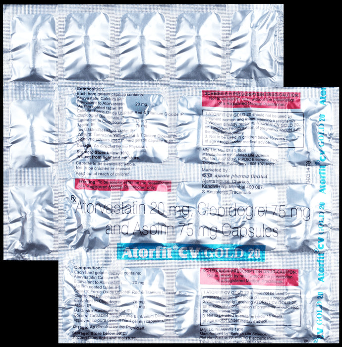 Atorfit CV Gold 20 Capsule - Classic Derma