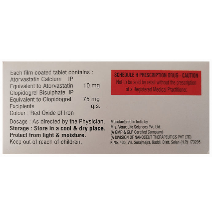 Atorget-CV 10 Tablet