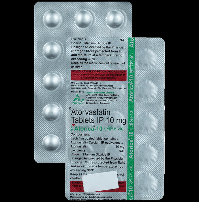 Atorica 10 Tablet - Classic Derma