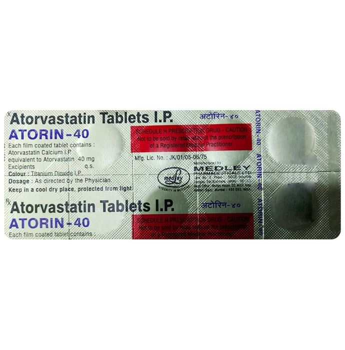 Atorin 40mg Tablet - Classic Derma