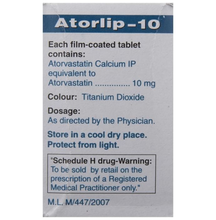 Atorlip 10 Tablet