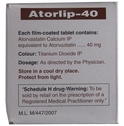 Atorlip 40 Tablet