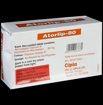 Atorlip 80 Tablet