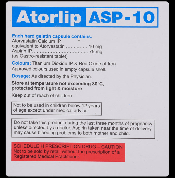 Atorlip-ASP 10 Capsule