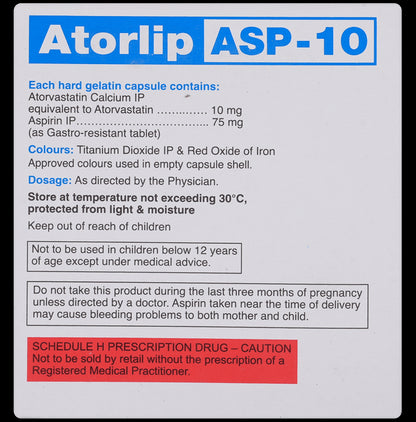 Atorlip-ASP 10 Capsule