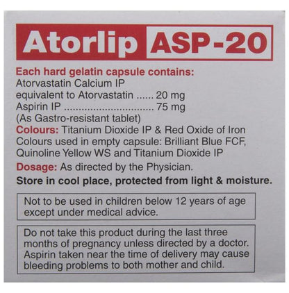 Atorlip-ASP 20 Capsule