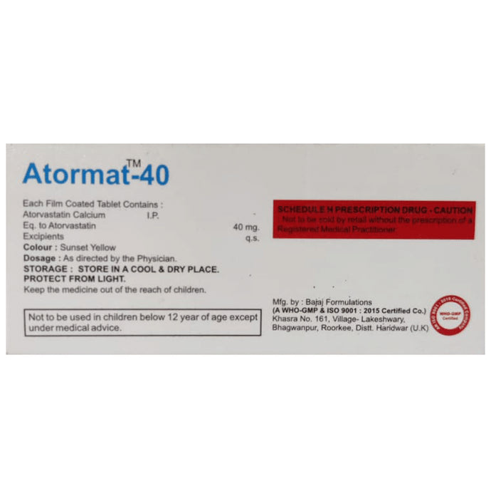 Atormat 40 Tablet