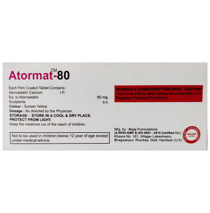 Atormat 80 Tablet