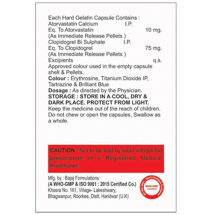 Atorquid-CV 10 Capsule IR