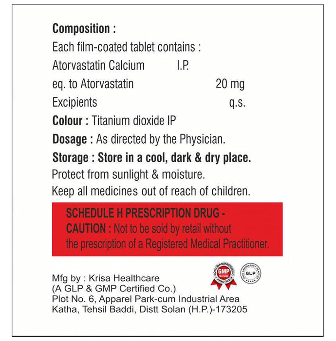 Atorsartes 20 Tablet