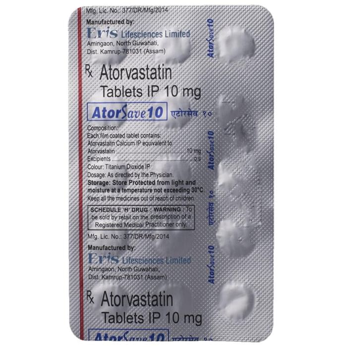 Atorsave 10 Tablet